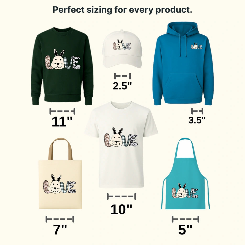 LOVE Easter Design - DTF heat transfer - transferlegend