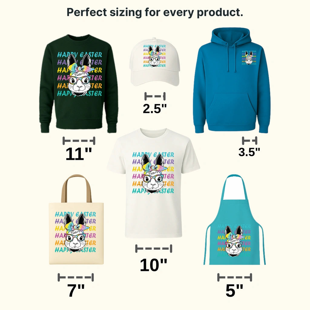 Bunny Easter Design - DTF heat transfer - transferlegend