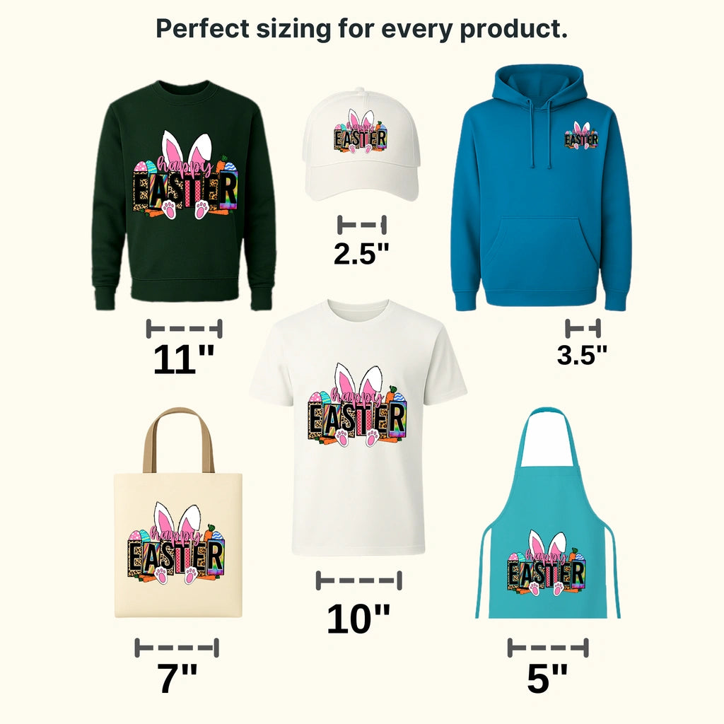 Happy Easter Design - DTF heat transfer - transferlegend