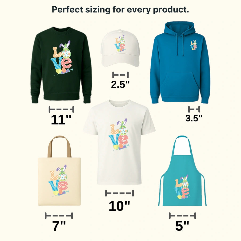 LOVE Easter Design - DTF heat transfer - transferlegend