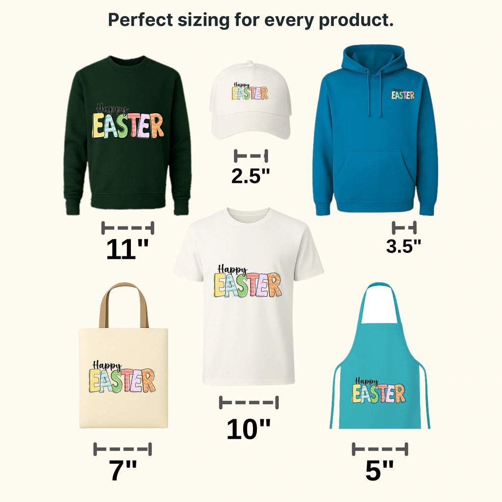 Happy Easter Design - DTF heat transfer - transferlegend