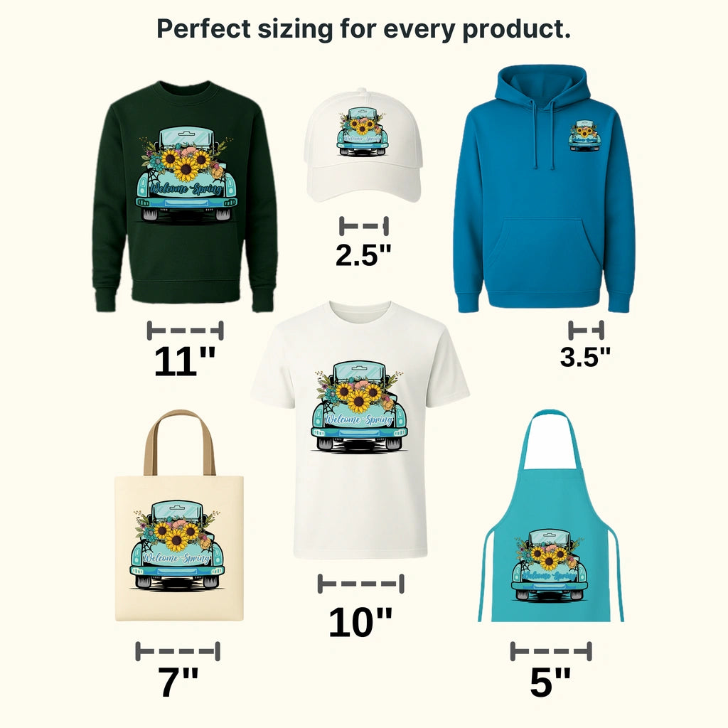 Welcome Spring Easter Design - DTF heat transfer - transferlegend