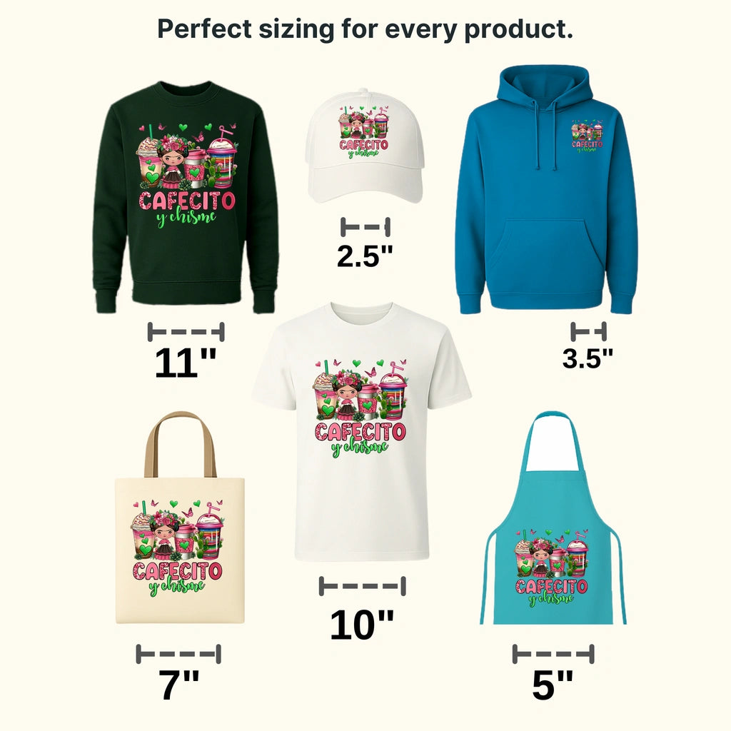CAFECITO FRIDA Design - DTF heat transfer - transferlegend