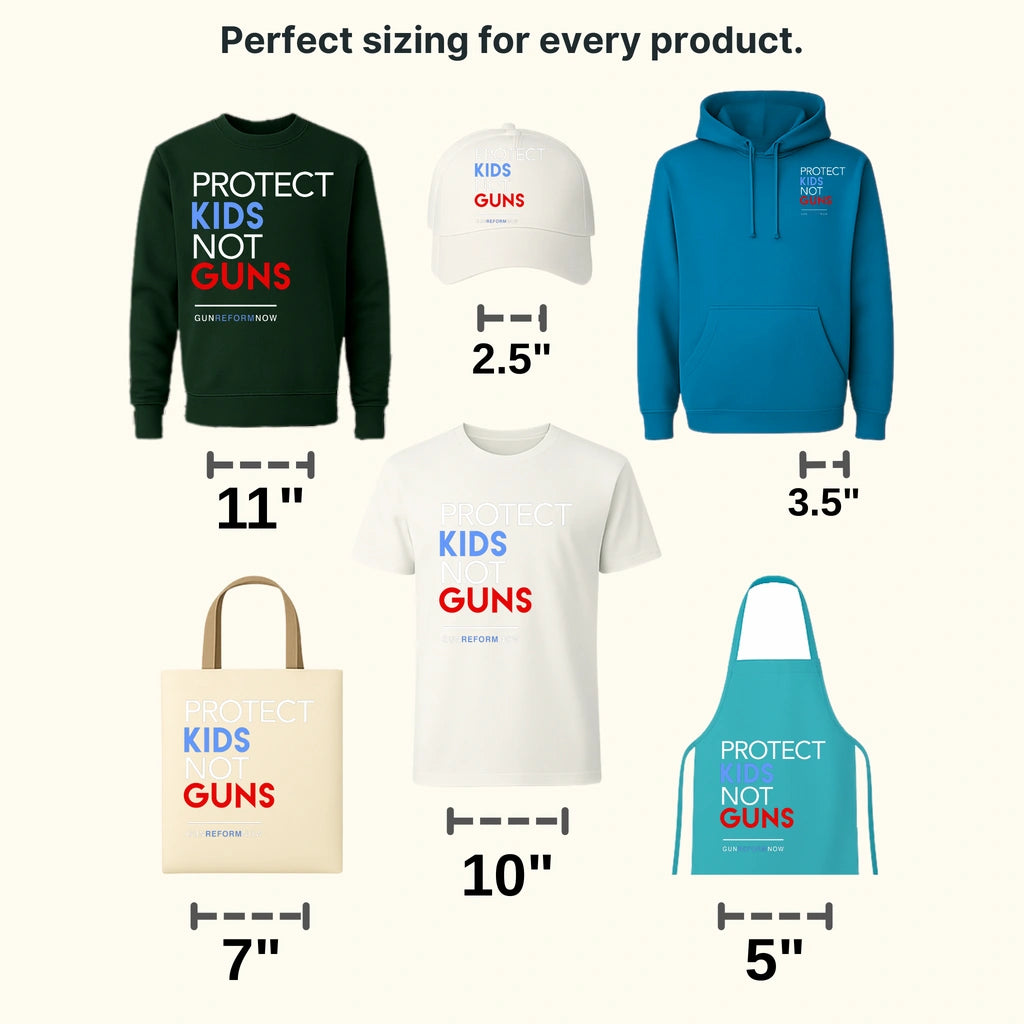 Protect Kids Not Guns Gun Reform Now - Stop School Shooting - Gun Violence -  Design - DTF heat transfer - transferlegend