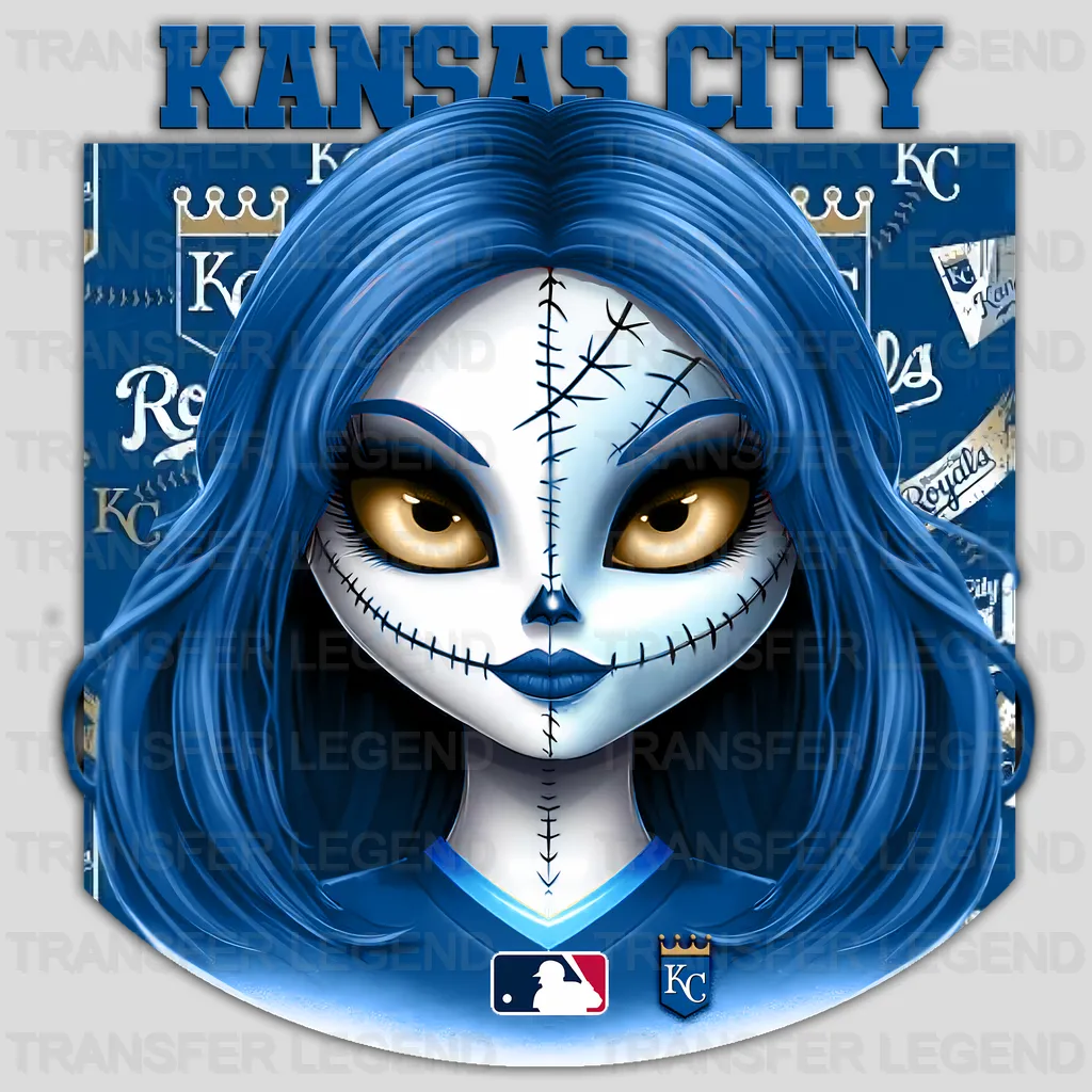 Kansas City Royals MLB Vintage Grunge Poster Graphic - DTF Iron On Transfer