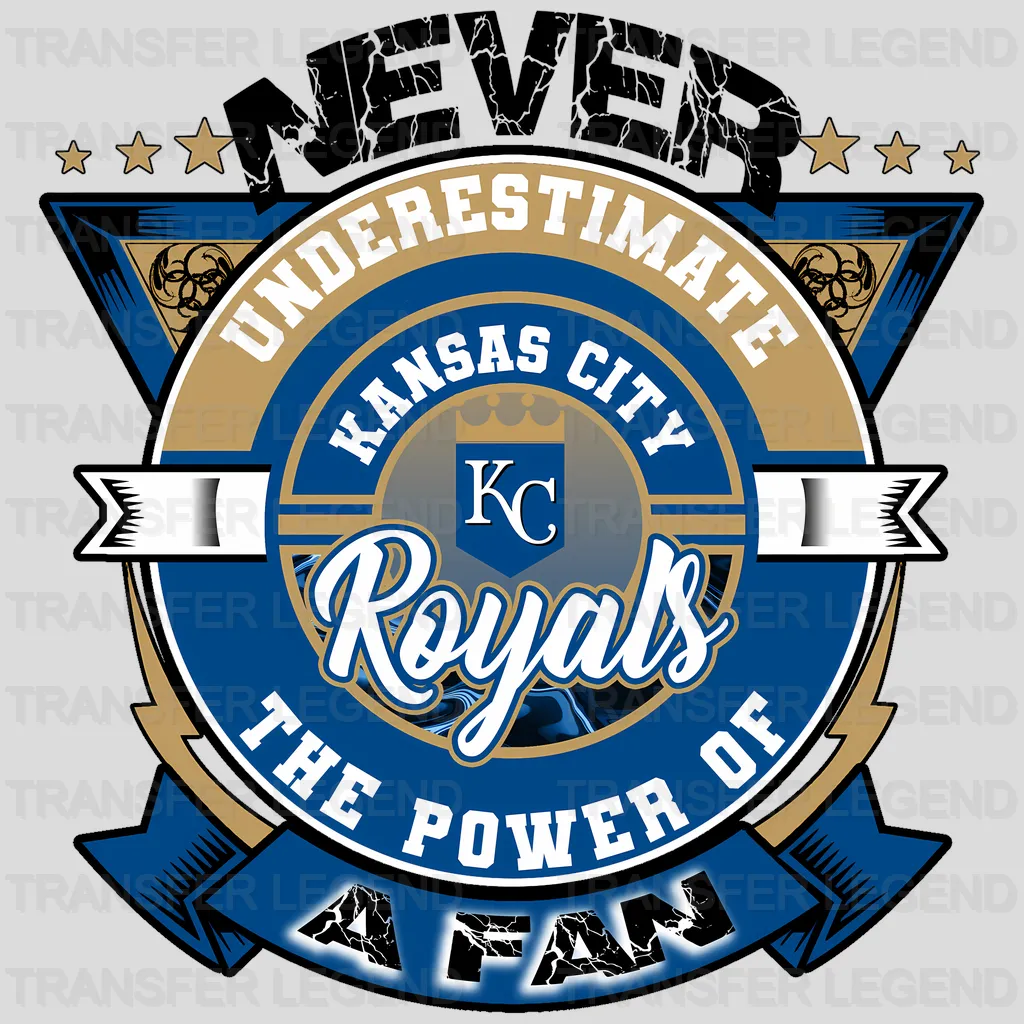 Kansas City Royals MLB Kansas City DTF Iron On Transfer