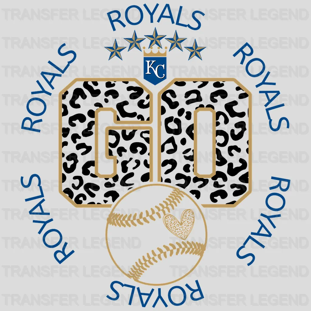 Kansas City Royals MLB Kansas City Go DTF Iron On Transfer