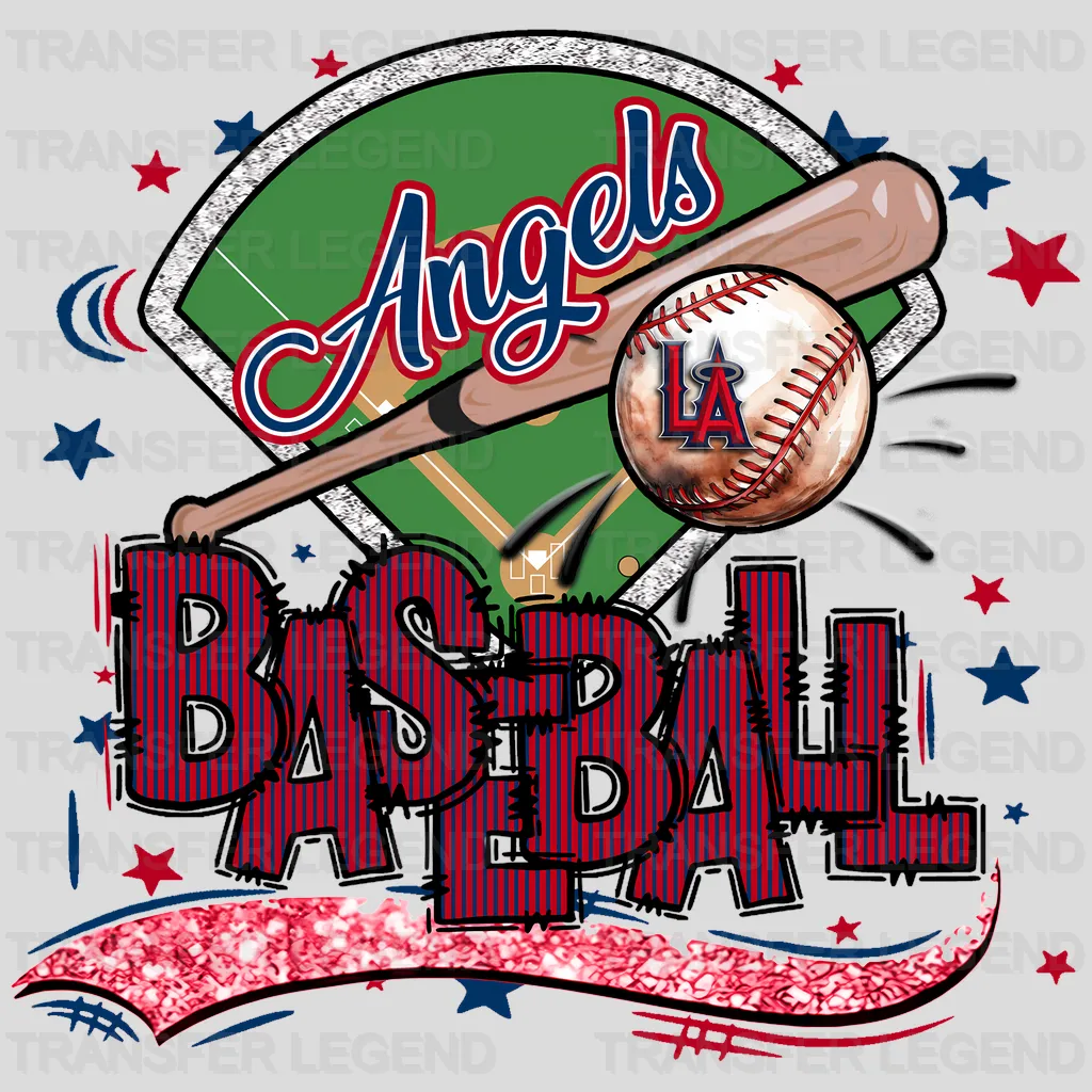 Los Angeles Angels MLB Los Angeles All Gas No Brakes DTF Iron On Transfer