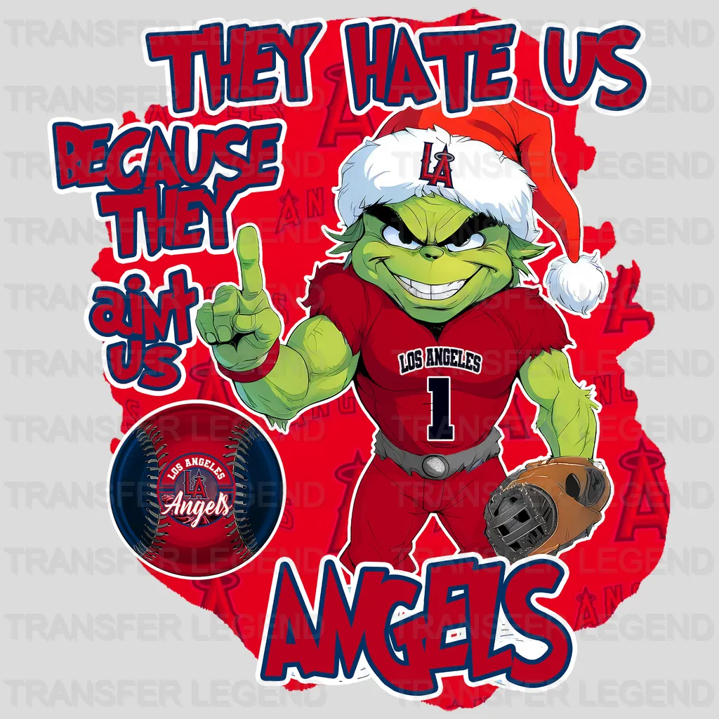 Los Angeles Angels MLB Los Angeles They Hate Us DTF Iron On Transfer