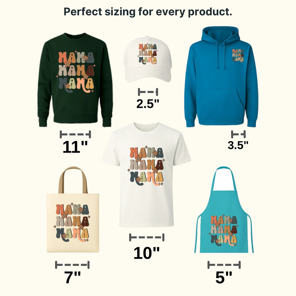Vintage Mama - Mothers Day  - Funny Mom - Cool Mom - Design - DTF heat transfer - transferlegend
