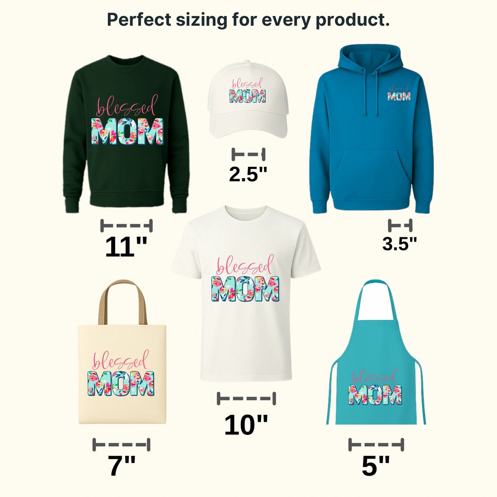 Blessed Mom - Mothers Day - DTF Transfer - transferlegend