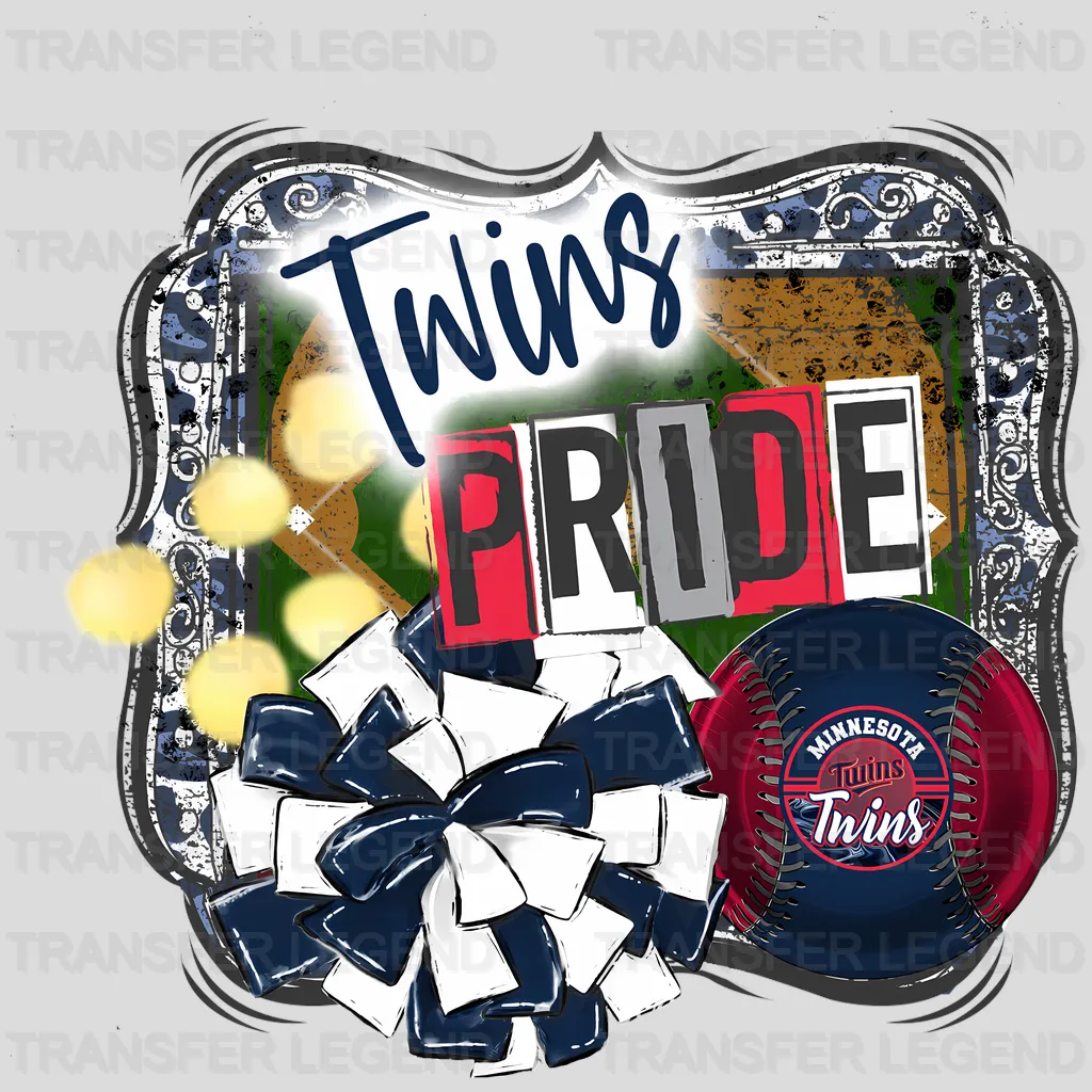 Minnesota Twins MLB Twins Pride DTF Iron On Transfer
