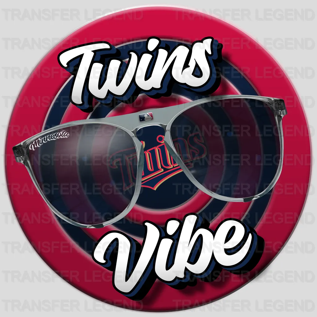 Minnesota Twins MLB Twins Vibe DTF Iron On Transfer