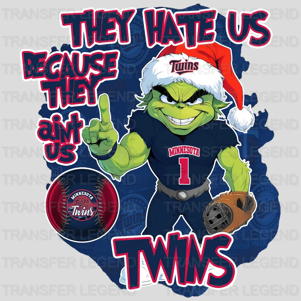 Minnesota Twins MLB They Hate Us DTF Iron On Transfer