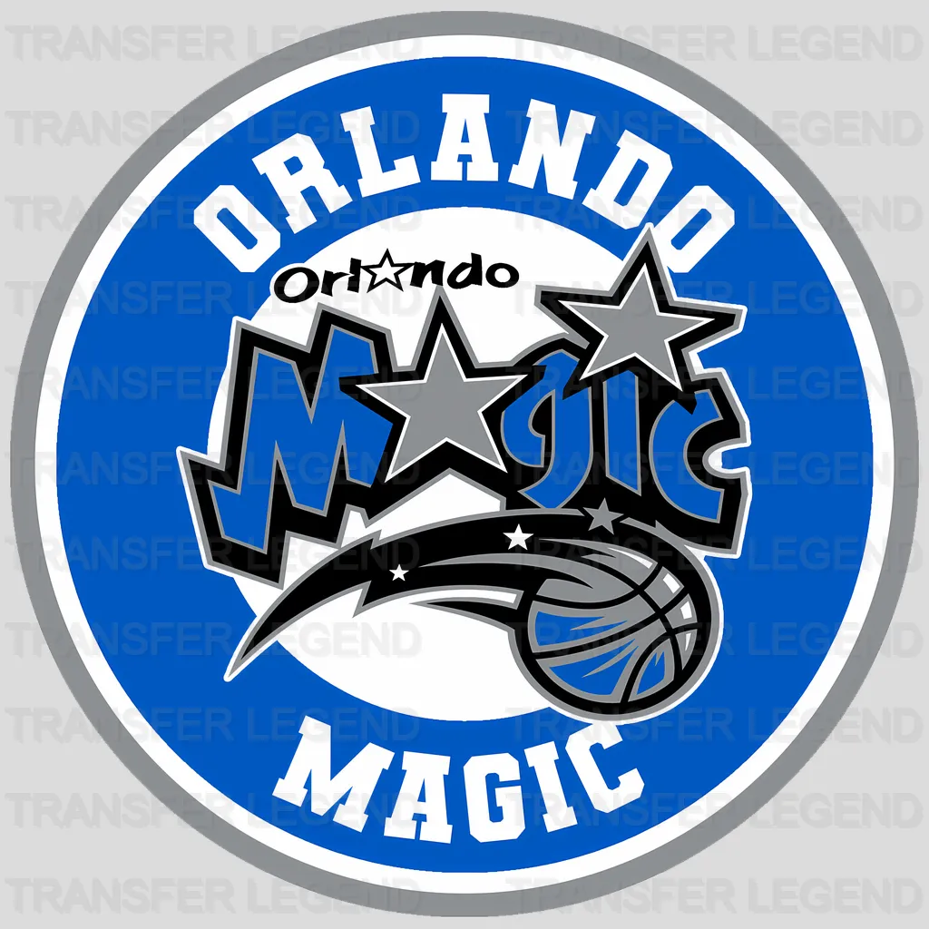 Orlando Magic NBA Circle Logo Badge - DTF Iron On Transfer