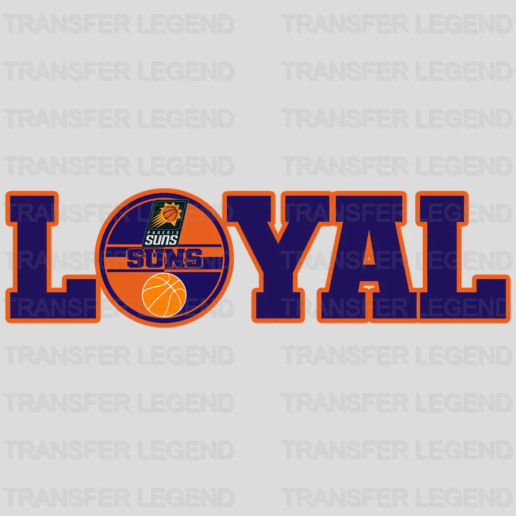 Phoenix Suns NBA Loyal DTF Iron On Transfer