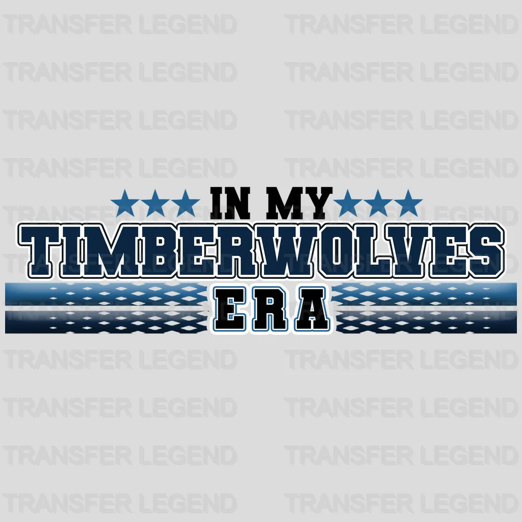 Minnesota Timberwolves NBA In My Timberwolves Era DTF Iron On Transfer