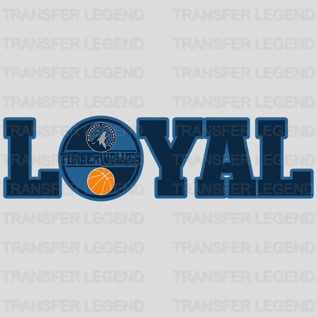 Minnesota Timberwolves NBA Loyal DTF Iron On Transfer