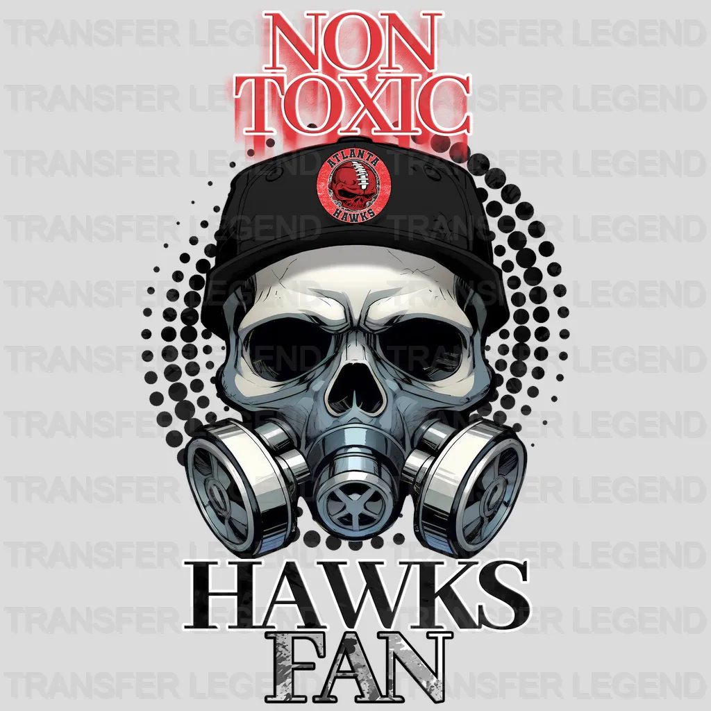 Atlanta Hawks NBA Non Toxic Fan DTF Iron On Transfer