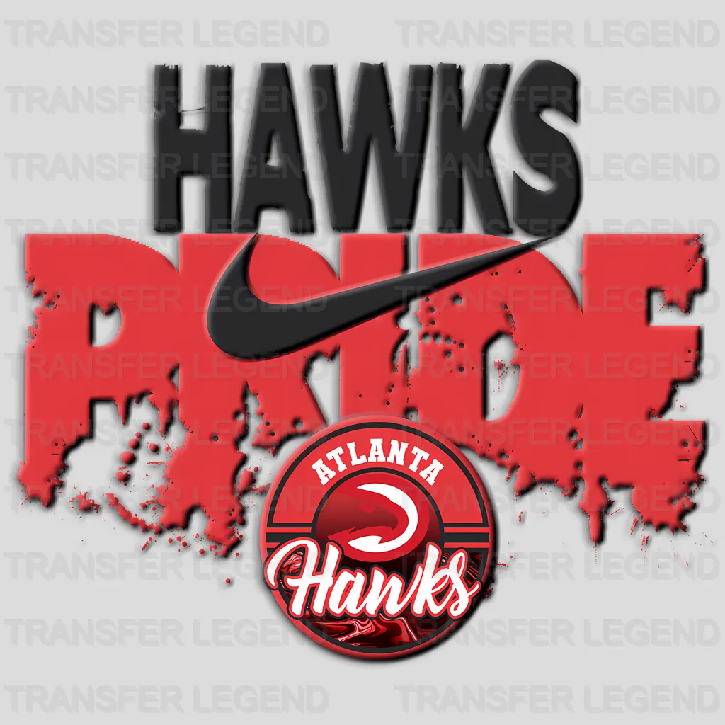 Atlanta Hawks NBA Hawks Pride DTF Iron On Transfer