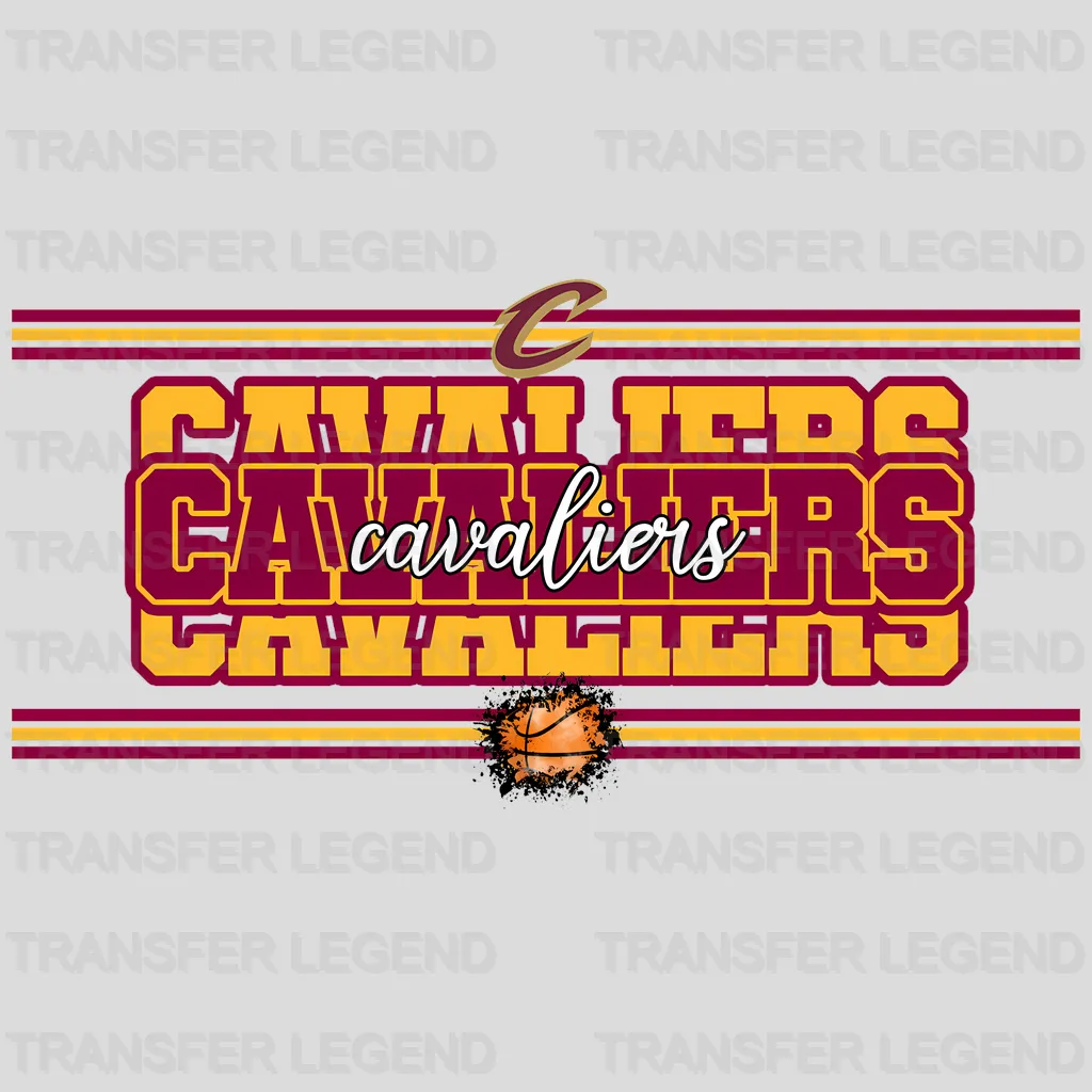 Cleveland Cavaliers NBA Text Logo Strip Banner - DTF Iron On Transfer