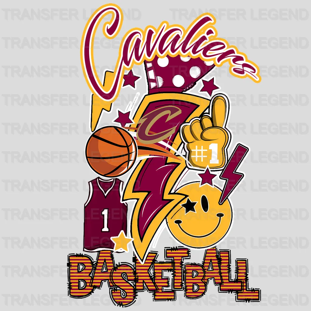 Cleveland Cavaliers NBA Cartoon Player Graphic - DTF Iron On Transfer