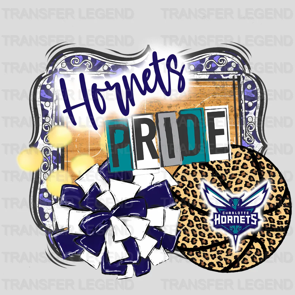 Charlotte Hornets NBA Hornets Pride DTF Iron On Transfer