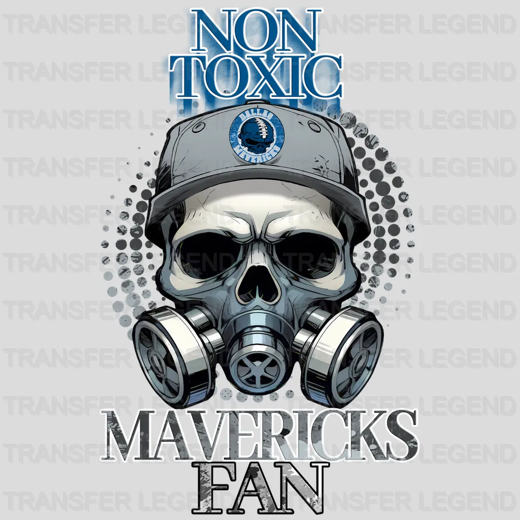 Dallas Mavericks NBA Non Toxic Fan DTF Iron On Transfer
