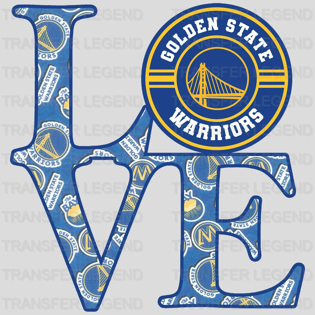 Golden State Warriors NBA Golden State Love DTF Iron On Transfer