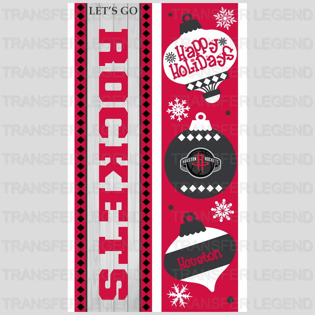Houston Rockets NBA Cartoon Player Graphic - DTF Iron On Transfer
