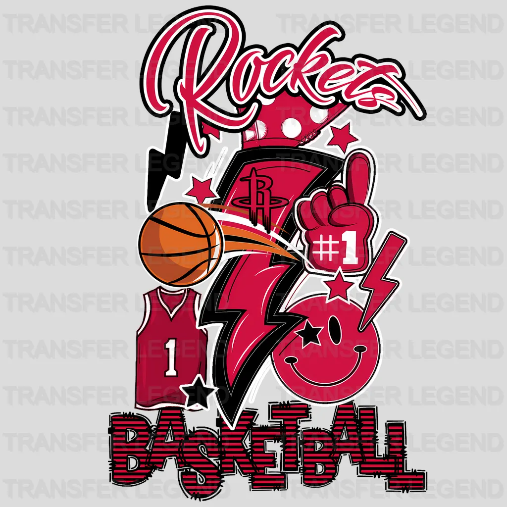 Houston Rockets NBA They Hate Us DTF Iron On Transfer