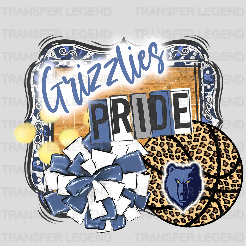 Memphis Grizzlies NBA Grizzlies Pride DTF Iron On Transfer