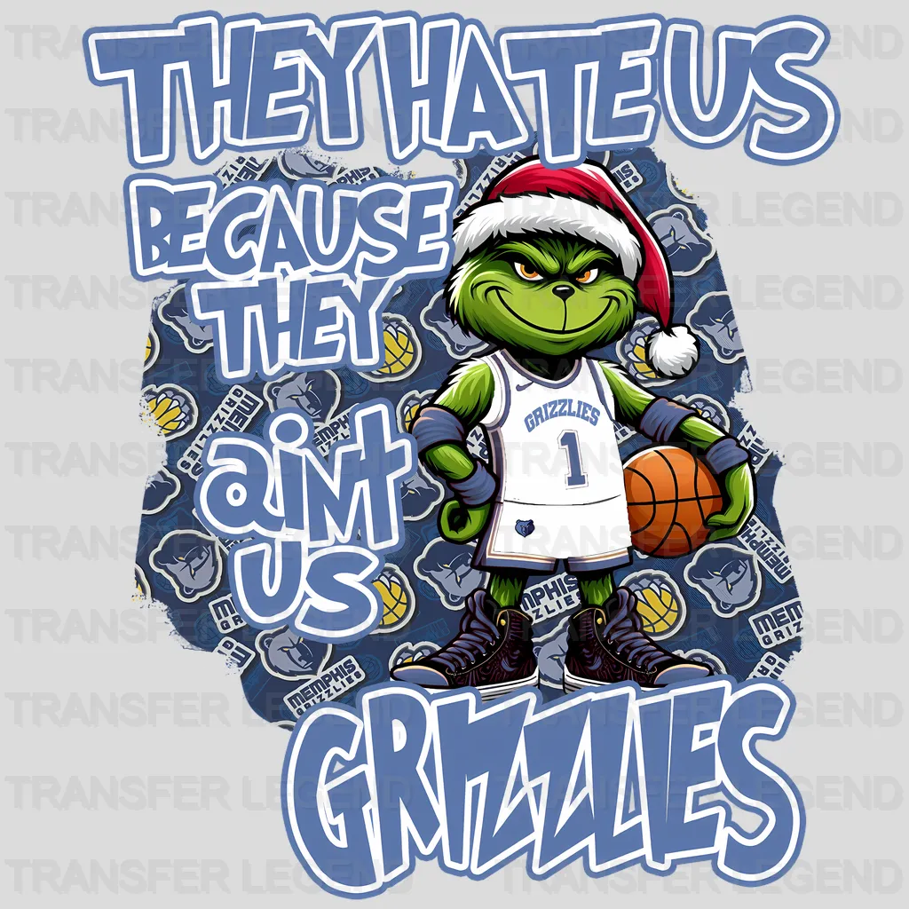 Memphis Grizzlies NBA They Hate Us DTF Iron On Transfer