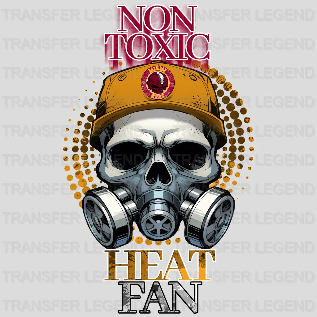 Miami Heat NBA Non Toxic Fan DTF Iron On Transfer