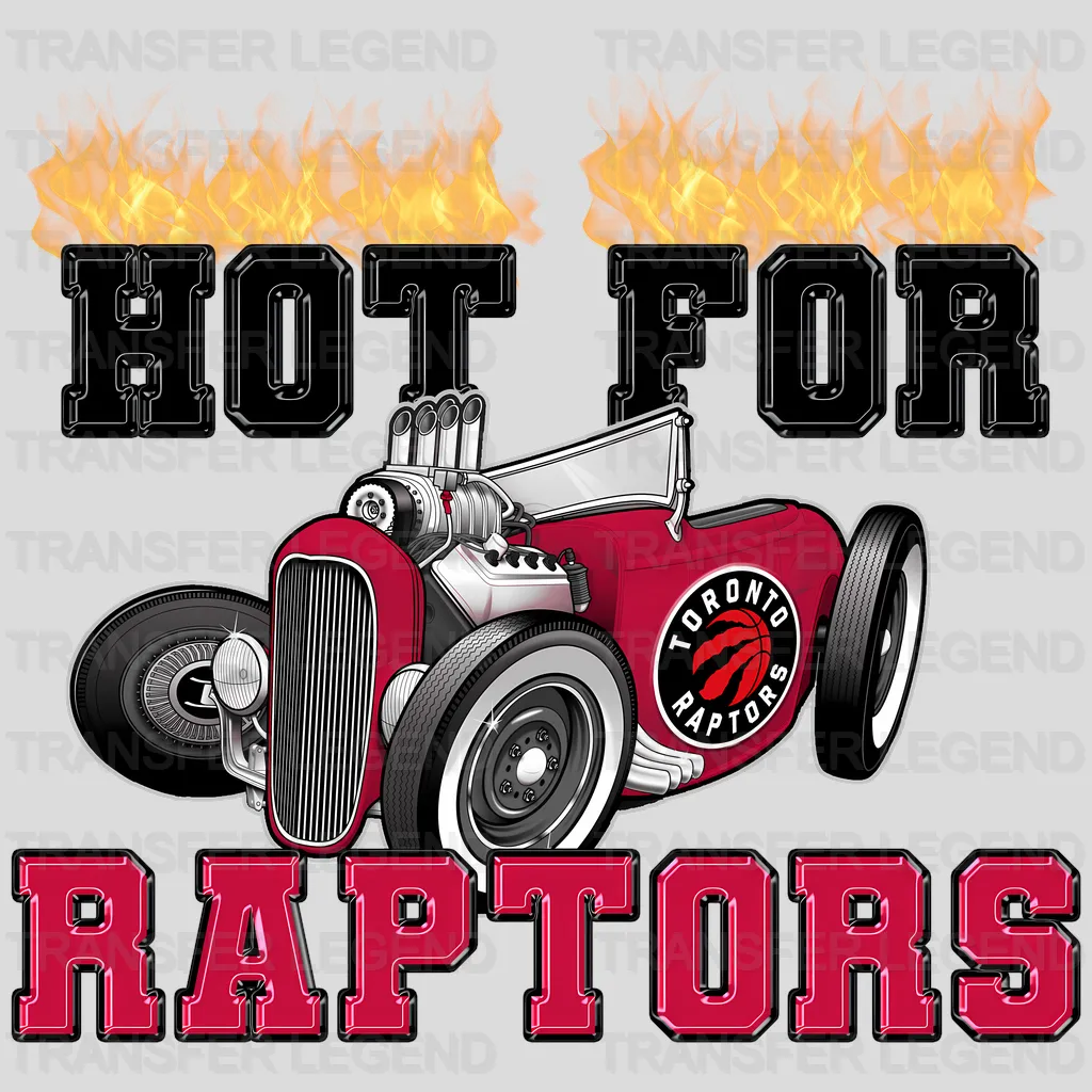 Toronto Raptors NBA Psychotic Raptors Girl DTF Iron On Transfer