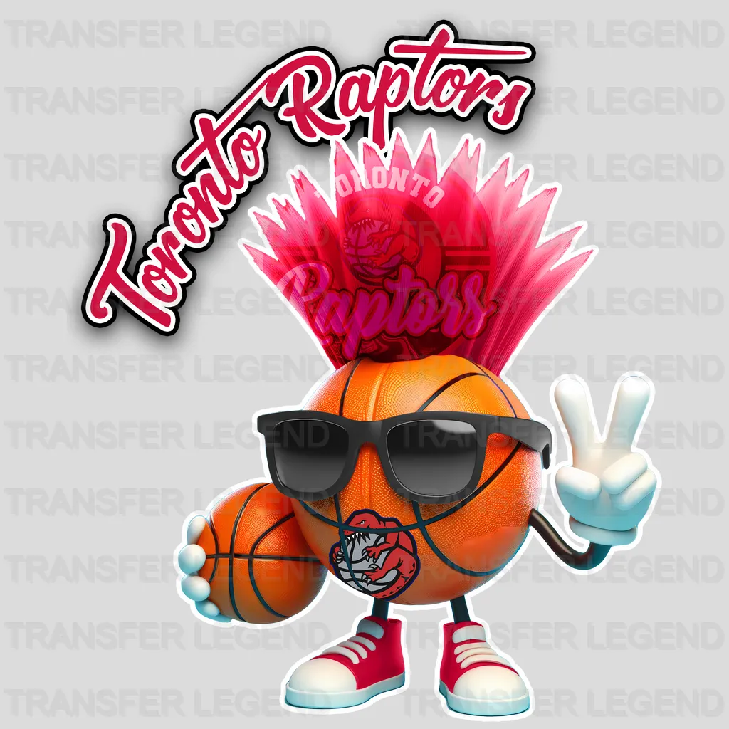 Toronto Raptors NBA Orange Shape Logo Art - DTF Iron On Transfer