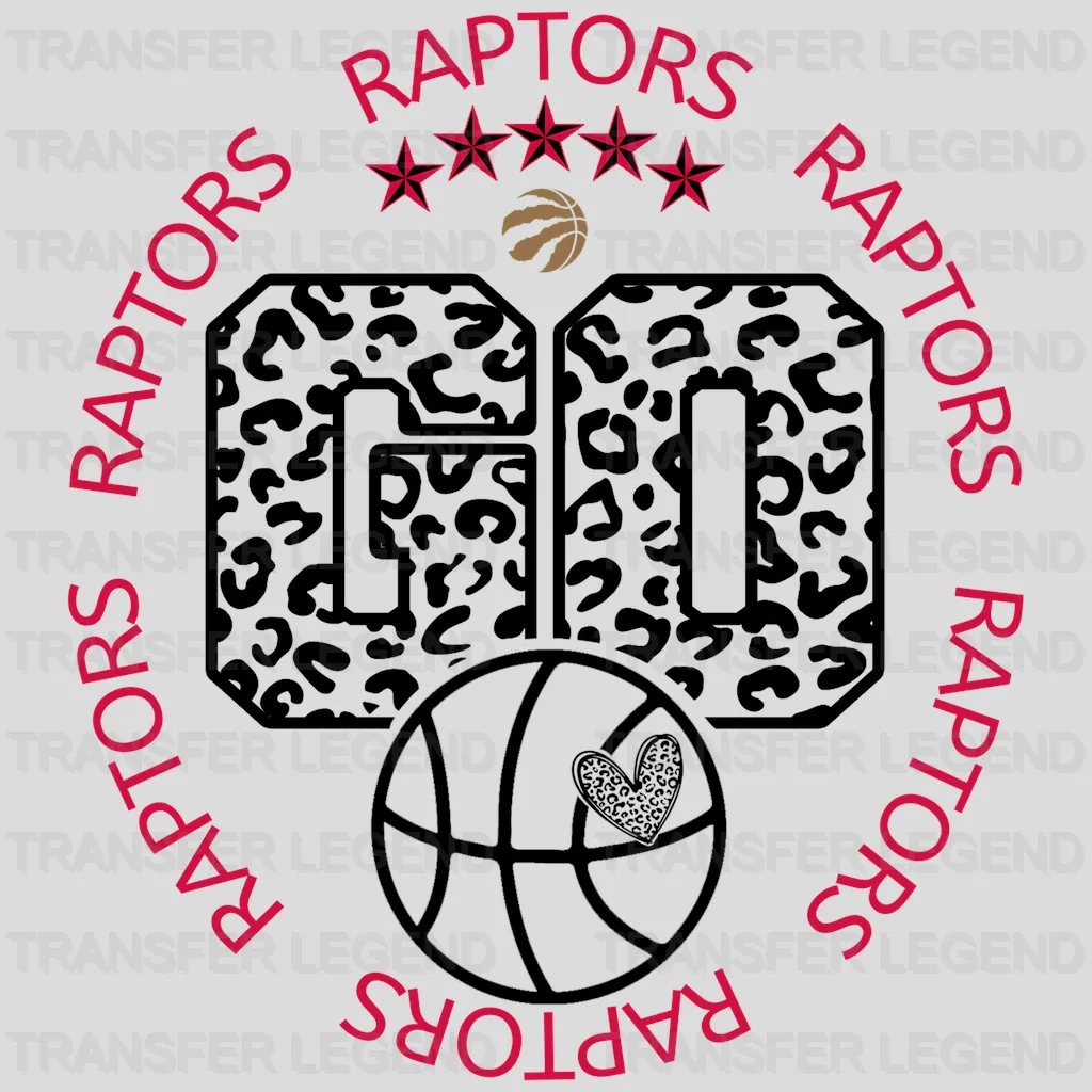 Toronto Raptors NBA Go DTF Iron On Transfer