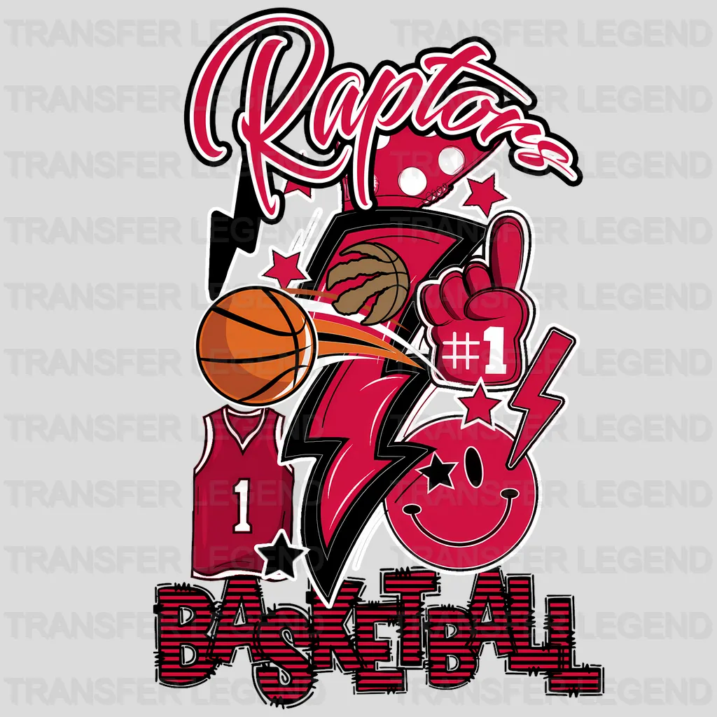 Toronto Raptors NBA Cartoon Player Graphic - DTF Iron On Transfer