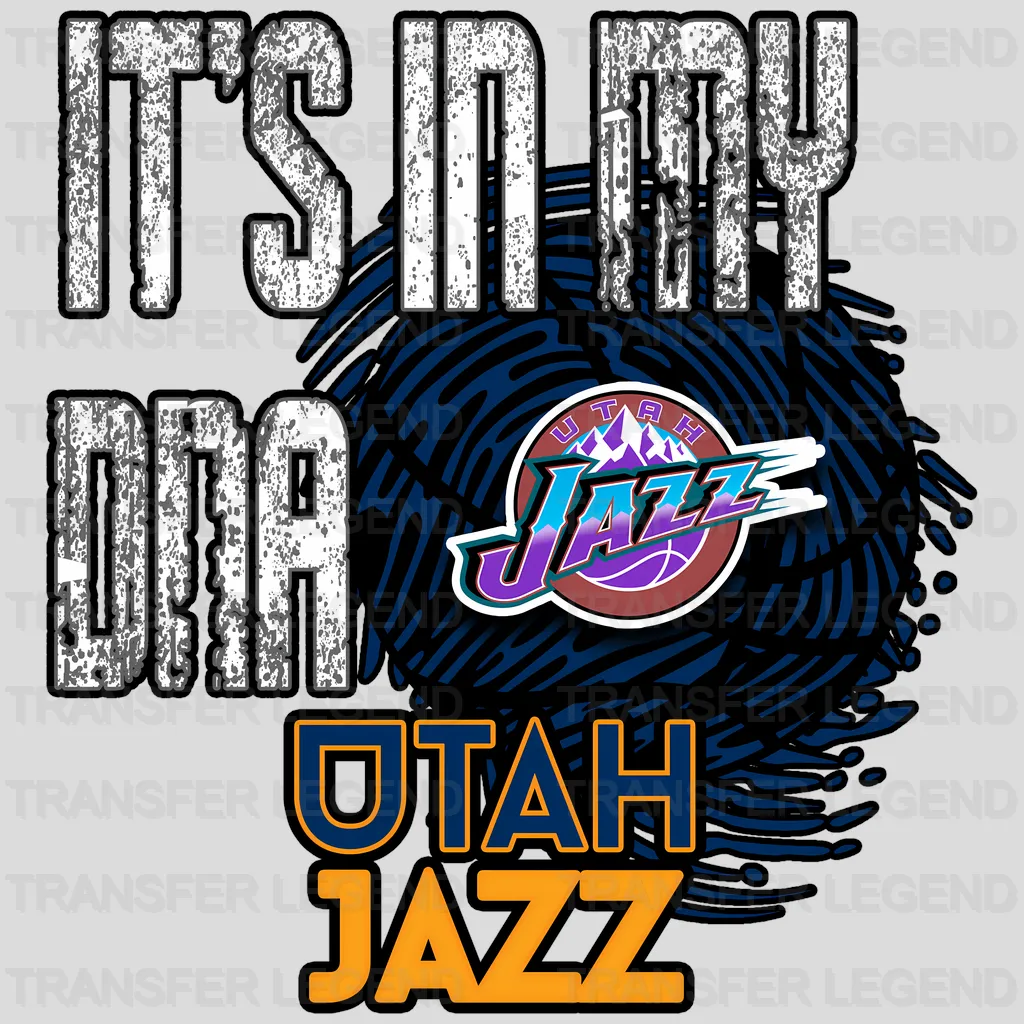Utah Jazz NBA Go Jazz DTF Iron On Transfer