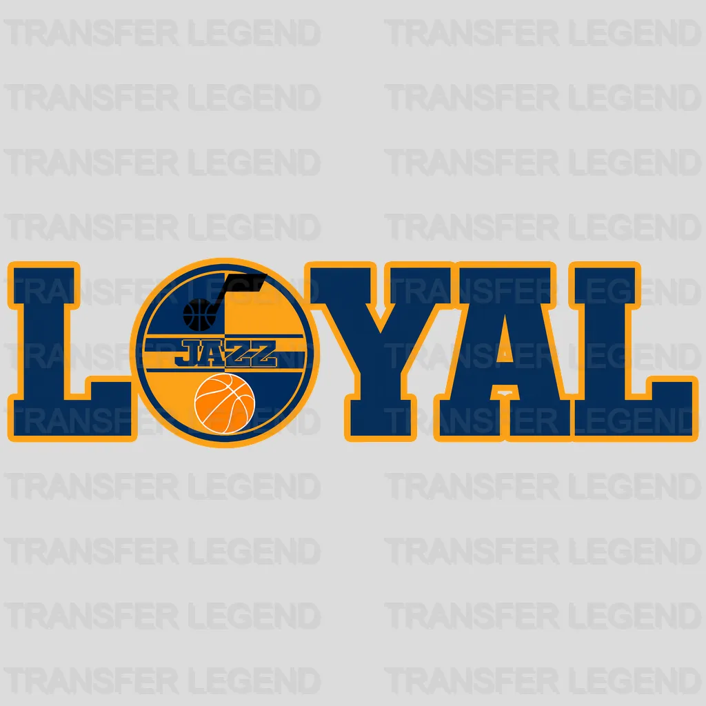 Utah Jazz NBA Loyal DTF Iron On Transfer