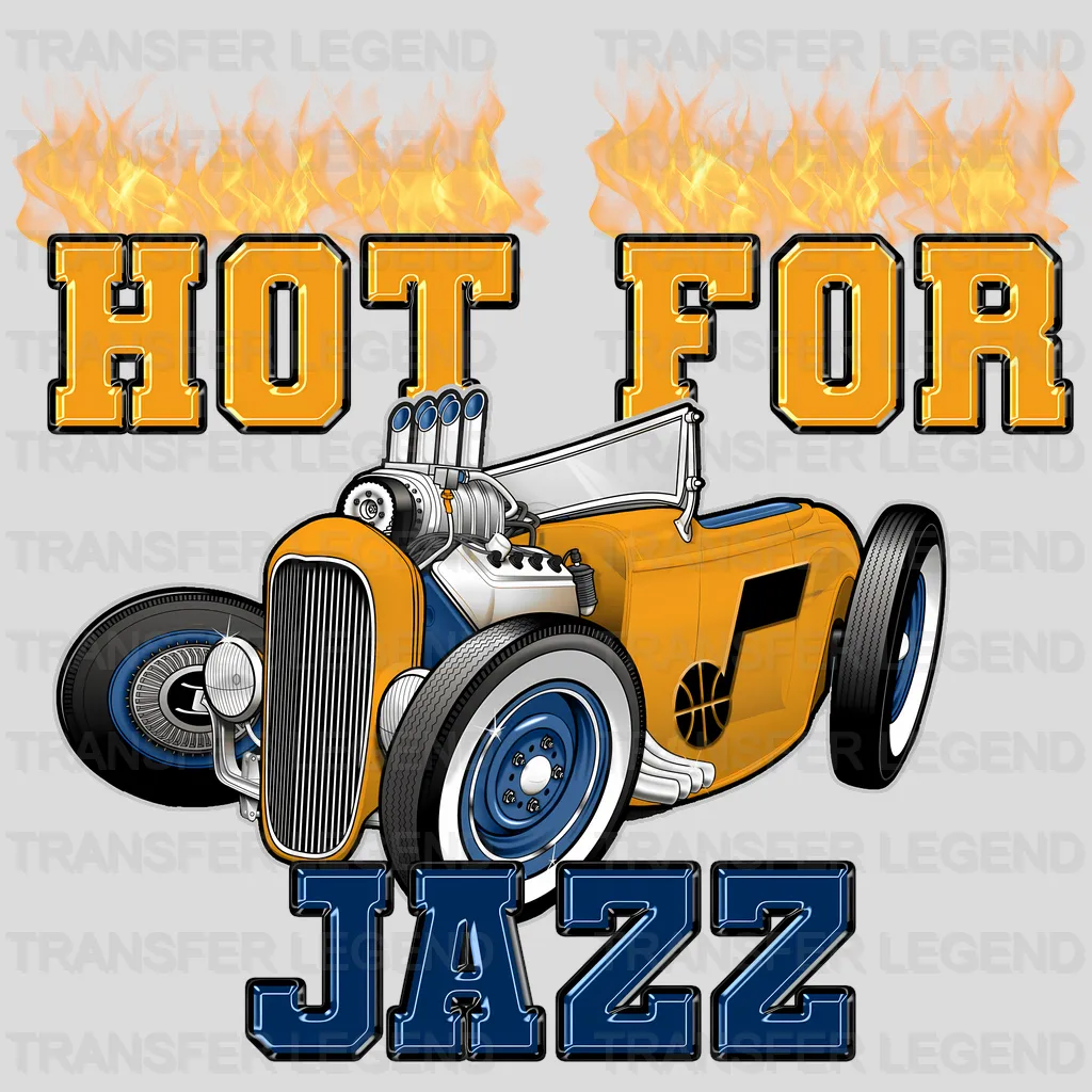 Utah Jazz NBA Hot For Jazz DTF Iron On Transfer