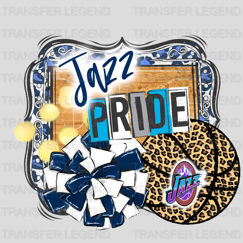 Utah Jazz NBA Jazz Pride DTF Iron On Transfer