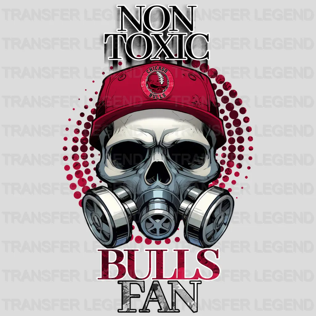 Chicago Bulls NBA Non Toxic Fan DTF Iron On Transfer