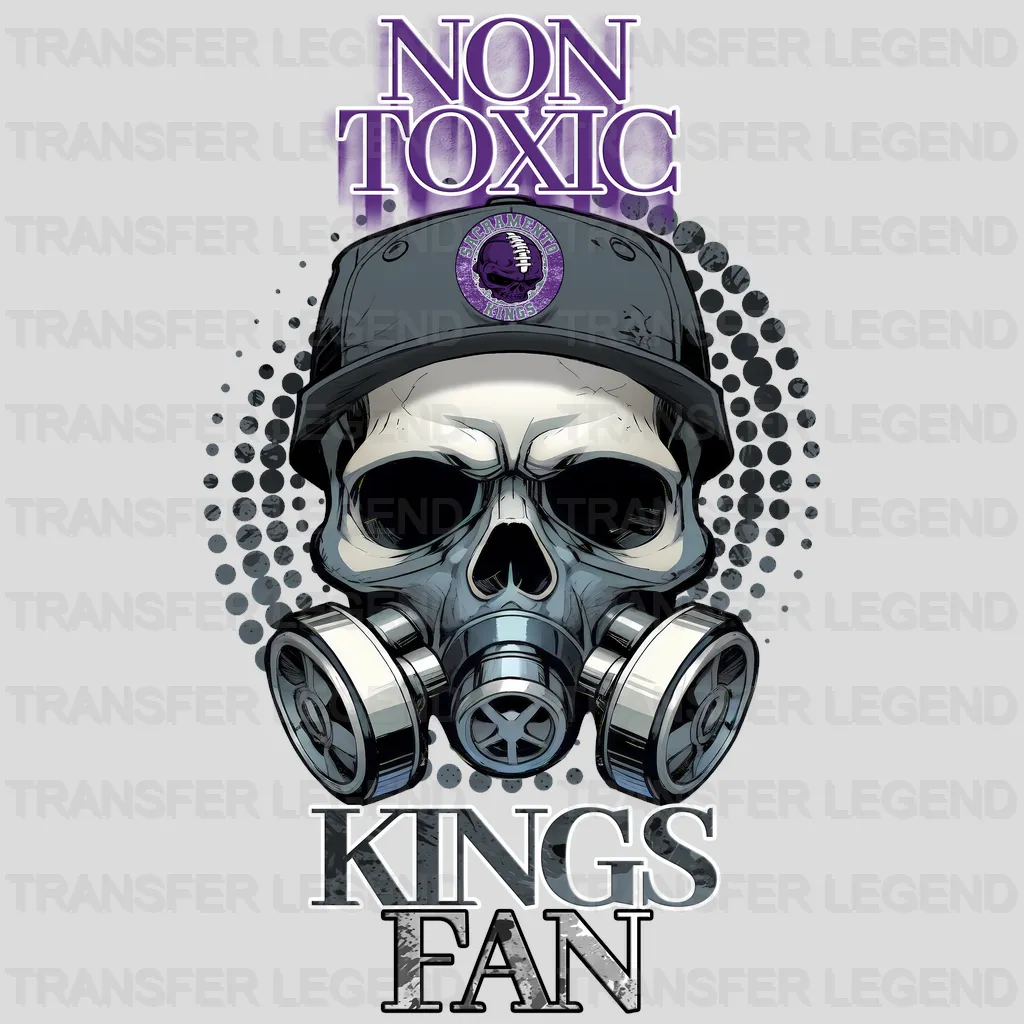 Sacramento Kings NBA Non Toxic Fan DTF Iron On Transfer