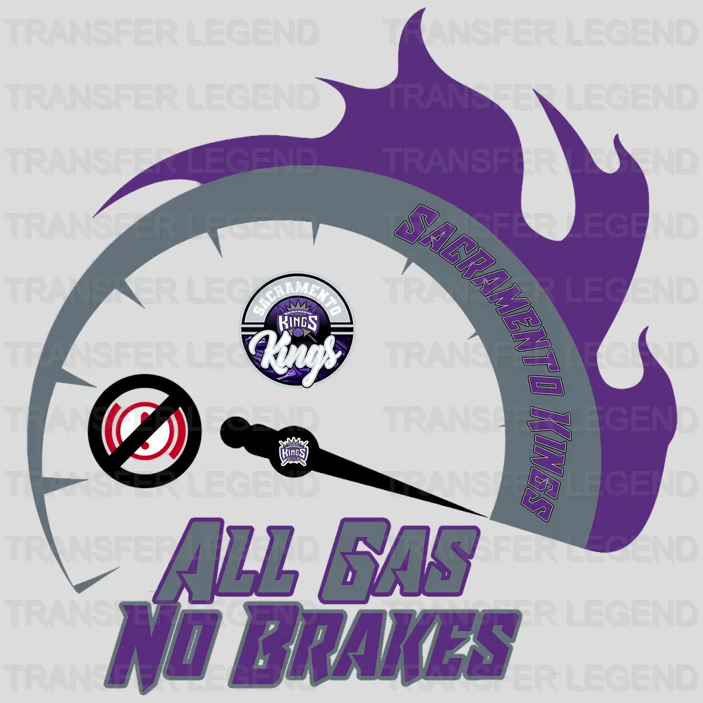 Sacramento Kings NBA Coffee Logo Parody Emblem - DTF Iron On Transfer