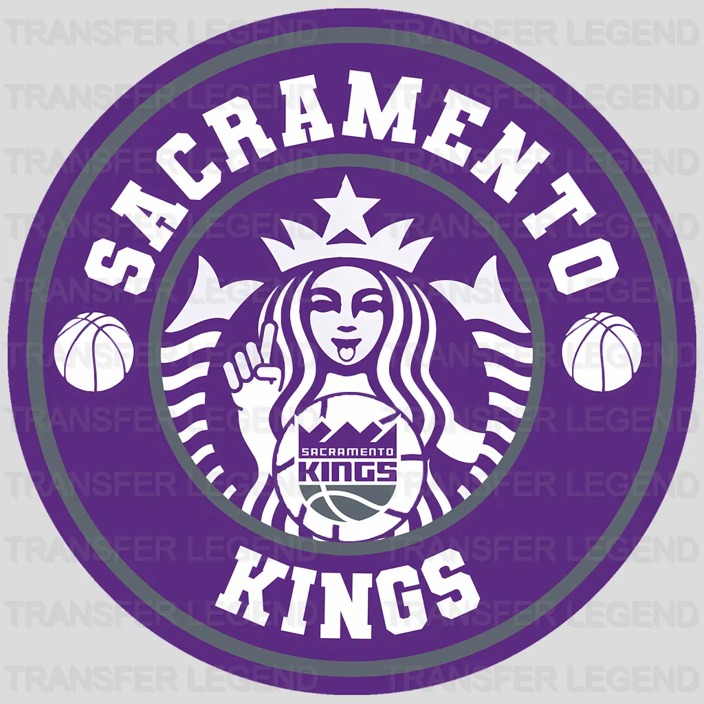 Sacramento Kings NBA Kings Pride DTF Iron On Transfer