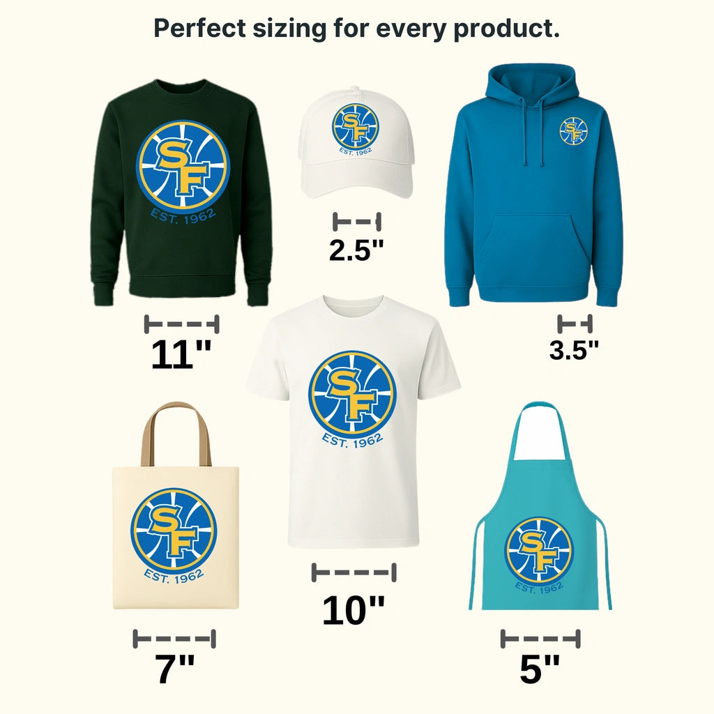 San Francisco “SF Est. 1962” Roundel NBA Design - DTF Heat Transfer