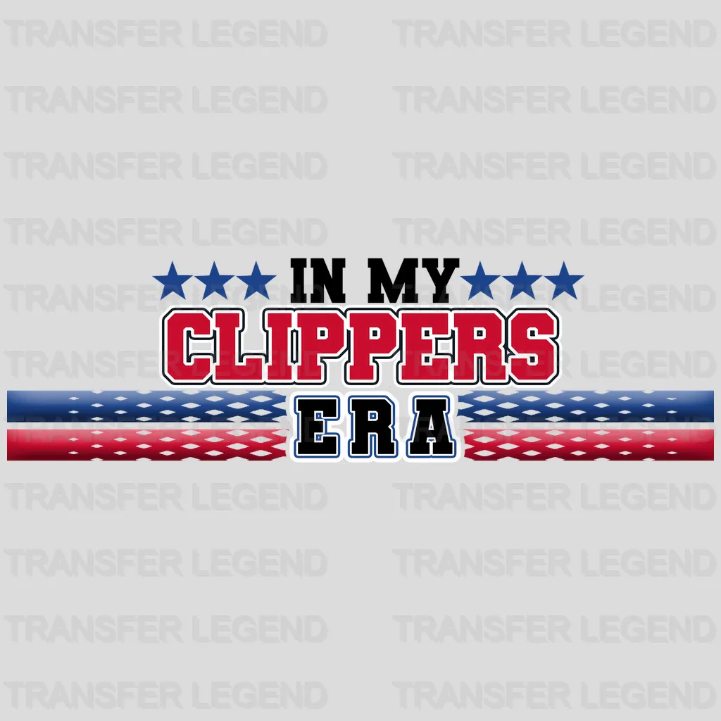 Los Angeles Clippers NBA Los Angeles In My Clippers Era DTF Iron On Transfer
