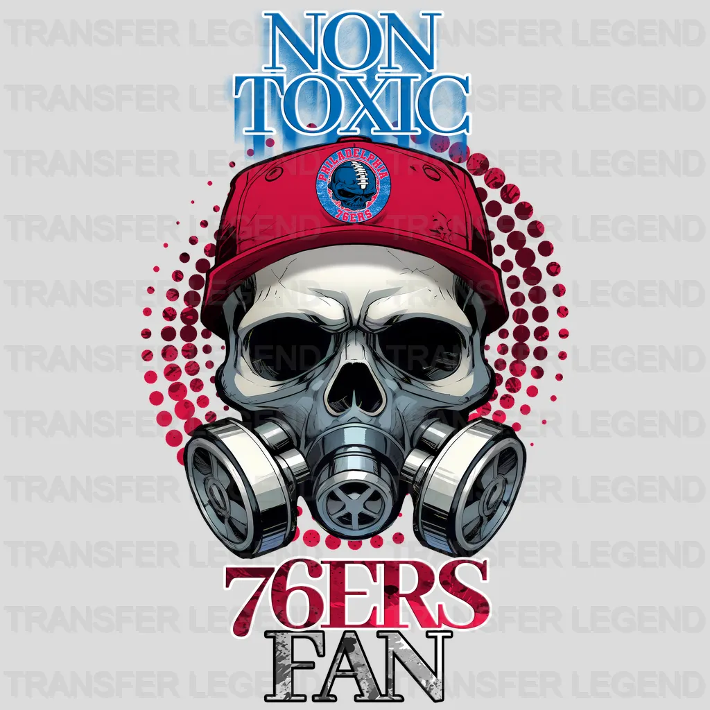 Philadelphia 76ers NBA Non Toxic Fan DTF Iron On Transfer