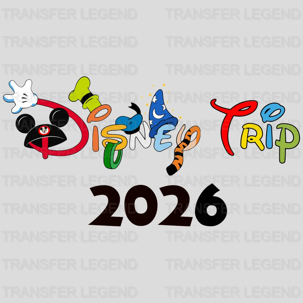 Love Mickey & Minnie Cartoon Designs - DTF Heat Transfer